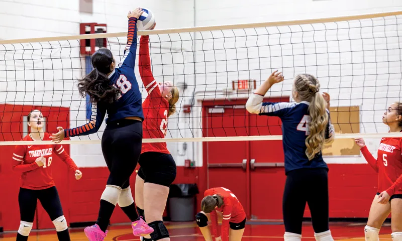 TVHS Lady Bullbogs in Action